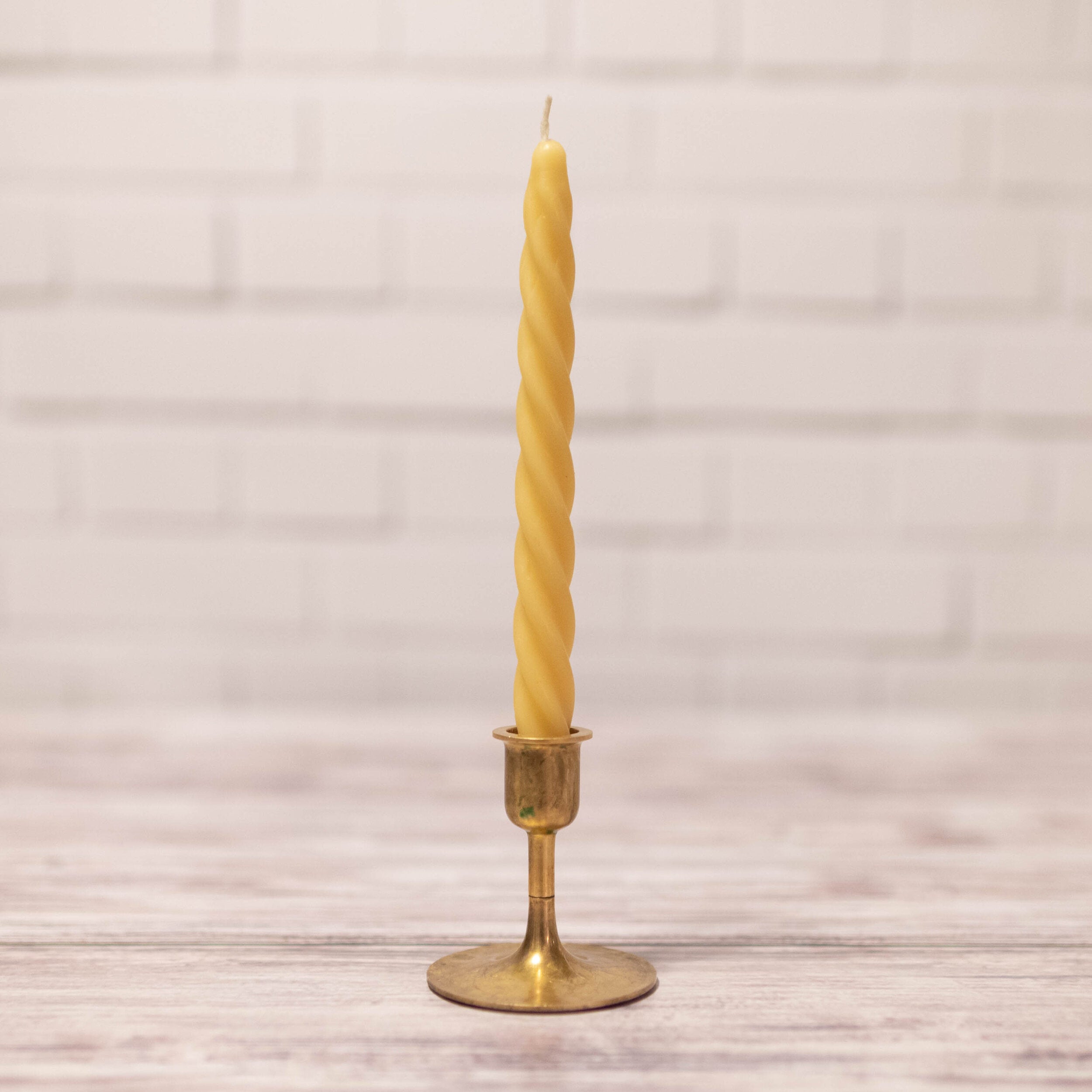 8" Spiral Taper Candles - pair