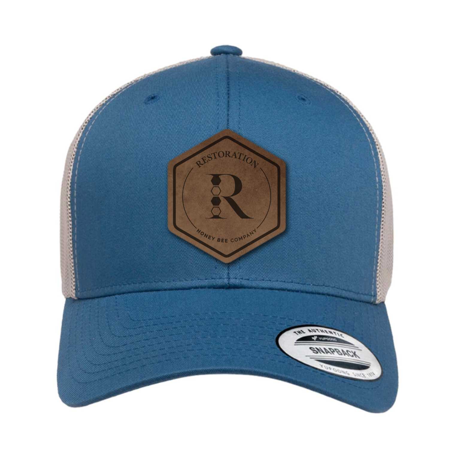 Restoration Leather Patch Trucker Hat